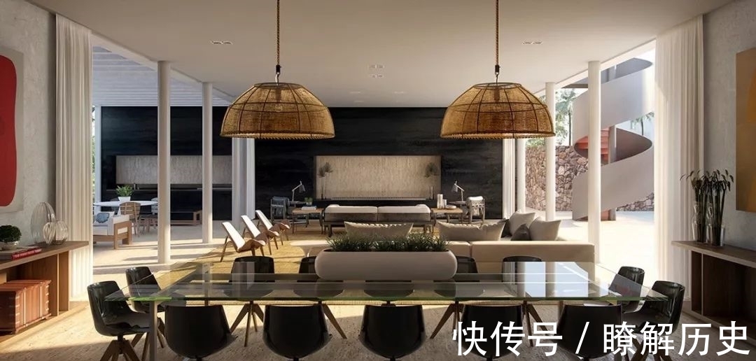 餐椅|现代风格餐厅设计，时尚流行与实用功能的结合