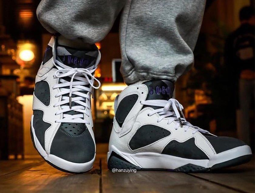  首次上脚释出！Air Jordan 7 “Flint” 复刻版依旧帅炸！