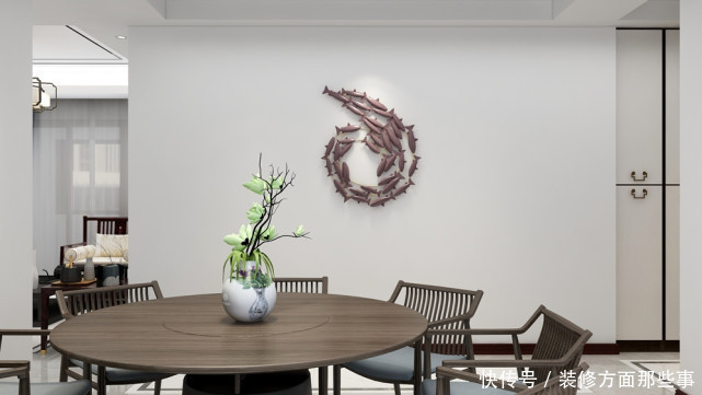 古木|97平新中式三居室,一盆绿植,两杯清茶,忆年少之事