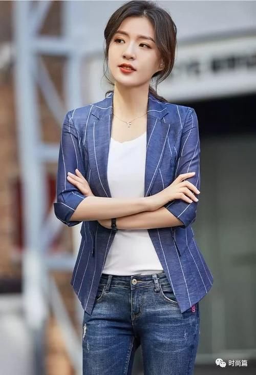 干练|小西装外套气质还显高，更适合小个子，时尚显气质