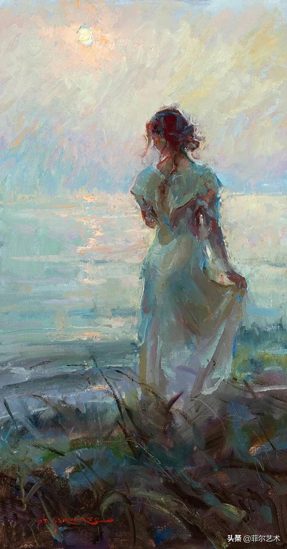 华金·索罗拉|美国画家丹尼尔·格哈茨的油画艺术作品欣赏