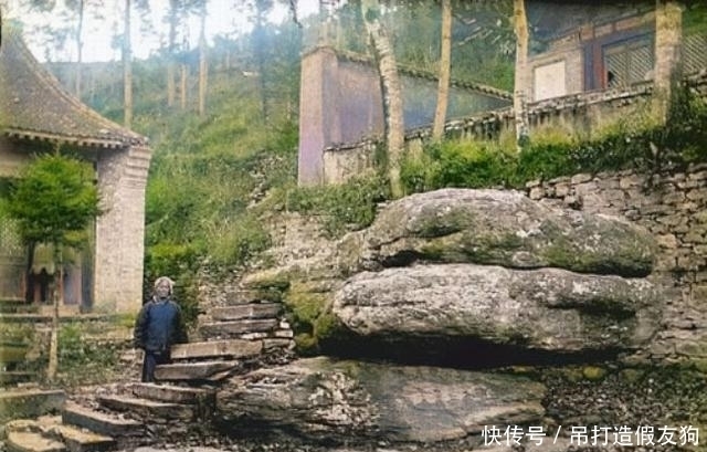 老照片：1907年五台山，显通寺、竹林寺、清凉寺等庙宇景观！