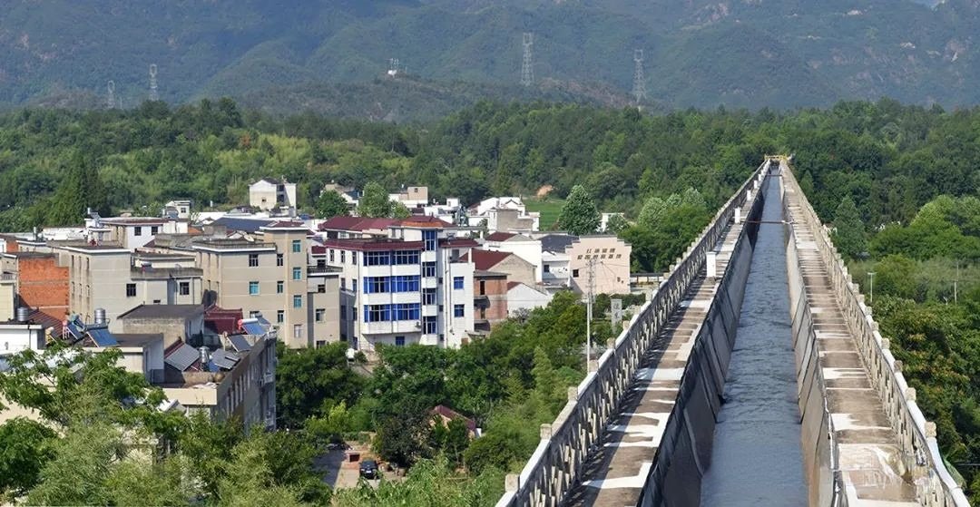 “天水飞渡”—天台红旗渡槽丨全国最长的多跨浆砌石拱渡槽