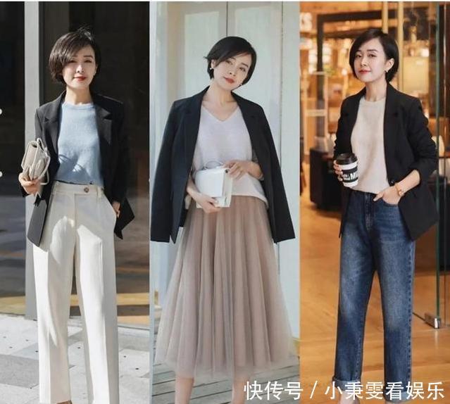 奔4奔5的女人别“装嫩”了,穿搭要文艺、清新一点,更减龄时髦