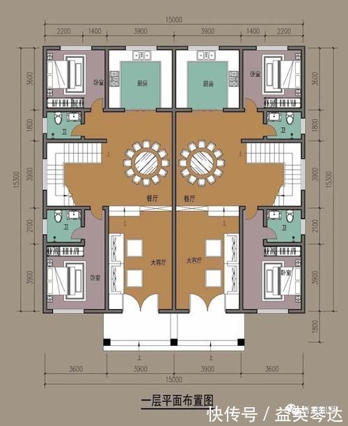 小别墅|15×15.3米三层双拼小别墅，房子再大也不及兄弟情义