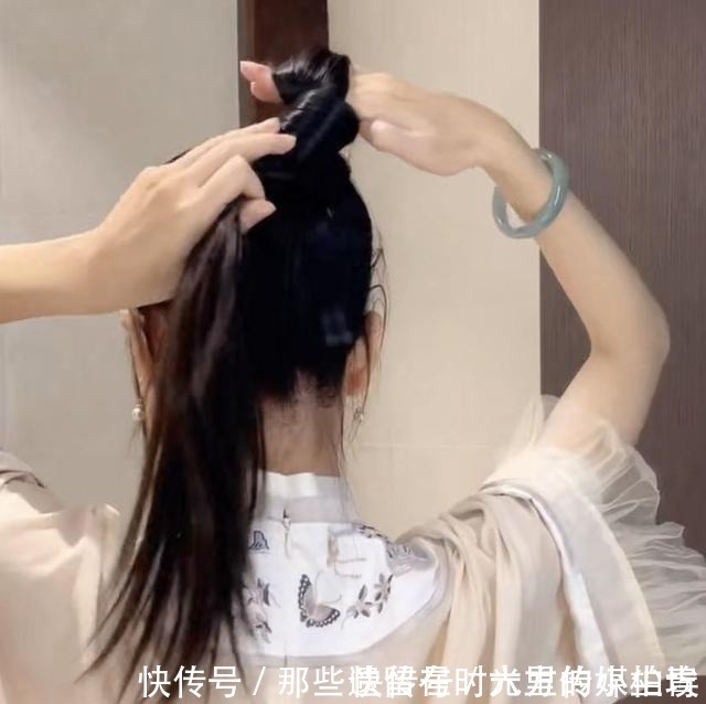 温婉风|古代发型简单的梳发,学会这4种梳法,温柔优雅仙气十足