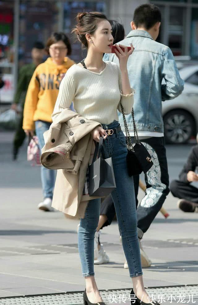 气质 牛仔裤穿出走秀般的气场,,休闲随意,舒适经典不失时尚格