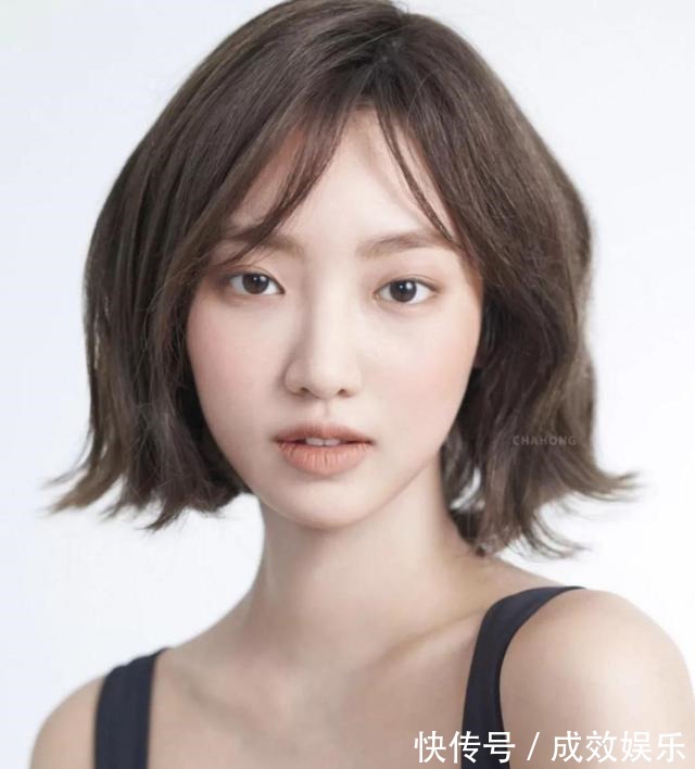 刘海 不同脸型都有适合的发型,长脸不适合高马尾,圆脸留高发髻超好看