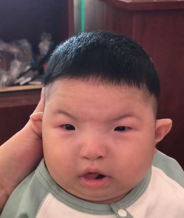 妈妈带|妈妈吐槽宝宝长得像“胡巴”,晒出照片后,网友这是爸爸生的吧