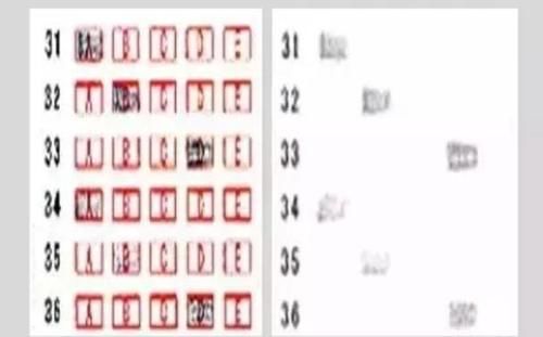 这样的学生答题卡，注定会拉低考试分数