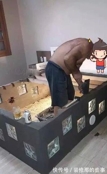 床体|花300自己动手砌红砖床,成品太漂亮,你家也可以的