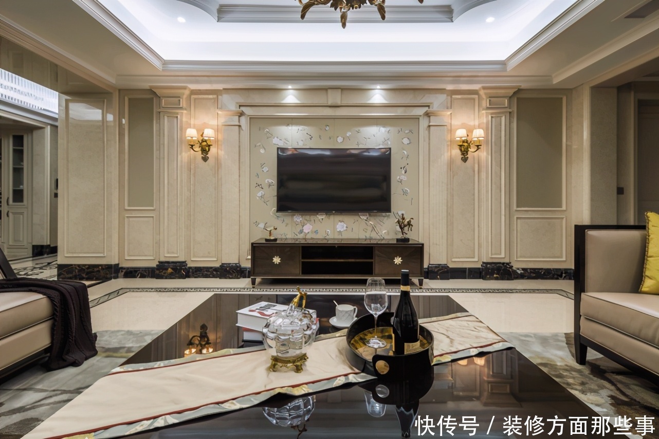 现代|170㎡现代风中植入稳定气派,将古典韵味与现代设计巧妙融合