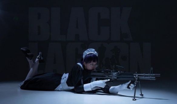 俄罗斯|俄罗斯正妹COS《黑礁》战斗女仆长 反差御姐战力爆炸