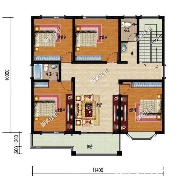 圆柱|圆柱改成方柱施工,这款经典简欧户型,完成了一次很好的转变
