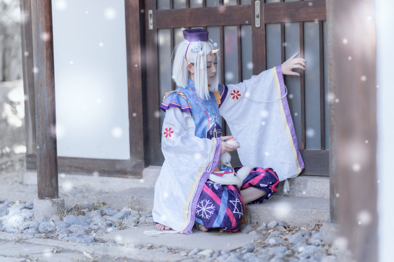 阴阳师 雪童子&雪女cosplay