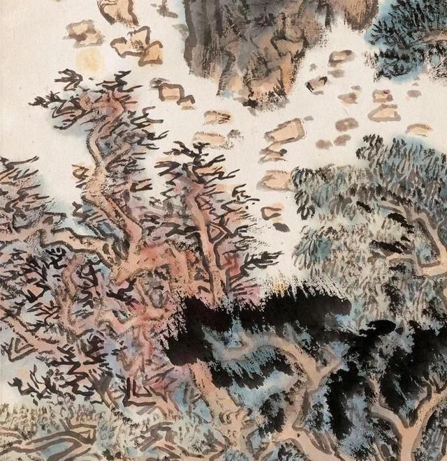 其意|陆俨少八十岁写其意--暮春咏归图