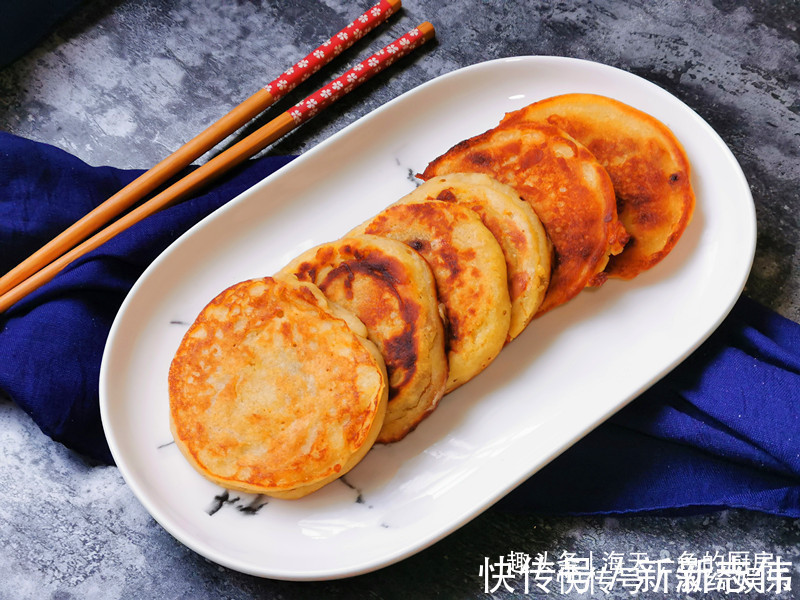 孩子最爱的早餐饼，早起10分钟就能做好，松软香甜真好吃