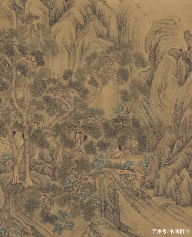 刘松年《麻姑采芝仙轴》|赏画| 刘松年