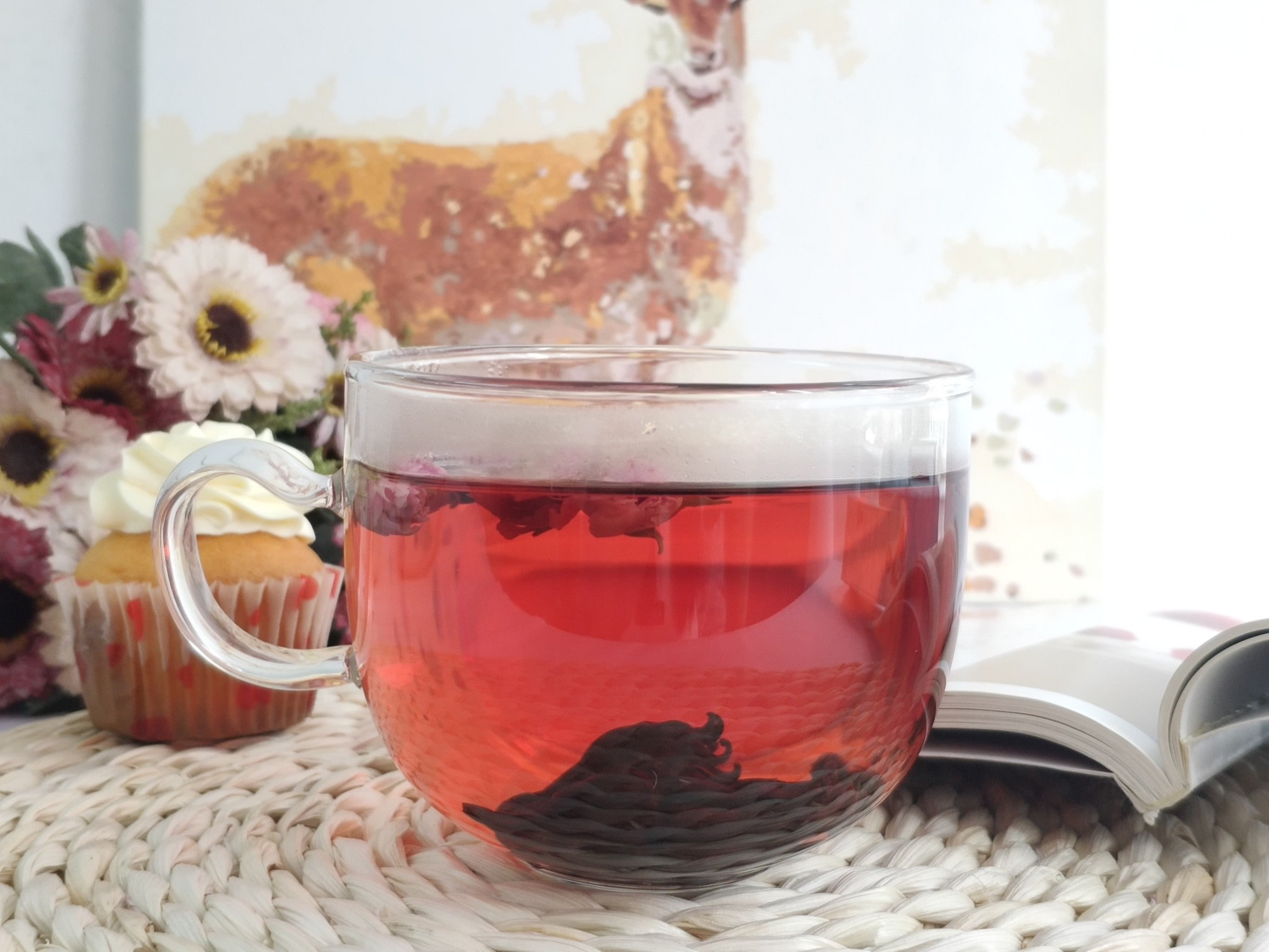 洛神花|玫瑰和它一起喝，喝完睡得香了，气色好了，妈妈直说年轻好几岁！