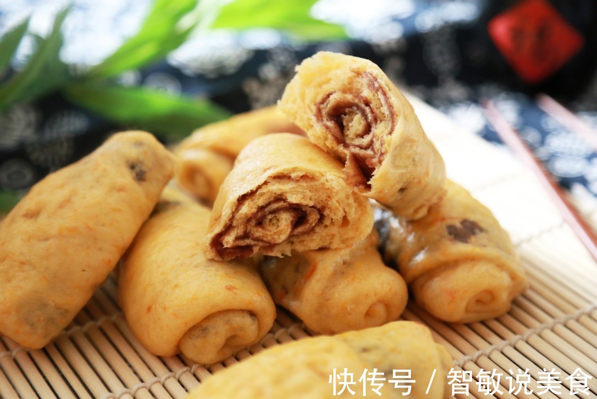 自制美味红豆卷，比买的还好吃，软糯香甜，早餐的好选择