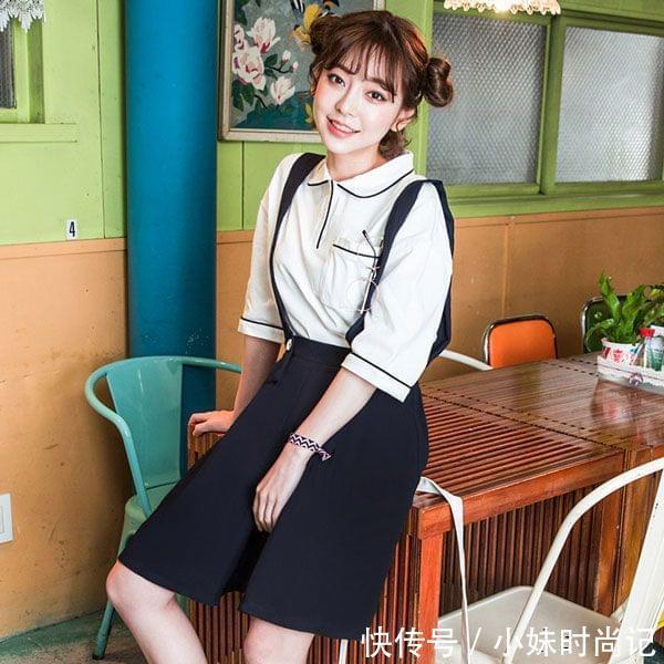 潮裤|夏季遮肉潮搭,气质上衣+显瘦潮裤,时髦减龄有气质