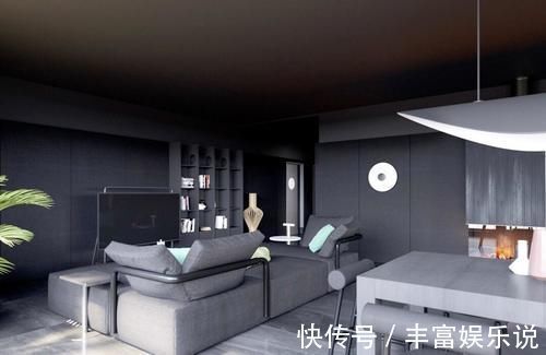 秀巢网|174.57㎡现代三居,你可能不喜欢客厅的高级灰,但一定会喜欢儿童房的柠檬黄