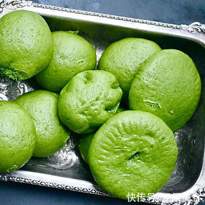 古早味斑斓包子黑芝麻馅「素食」