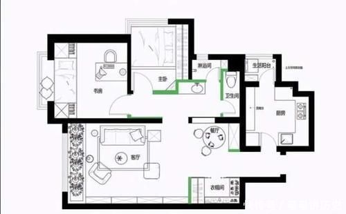美观|晒晒我家新房:餐厅挤出衣帽间,卫生间三分离,美观实用又舒心!