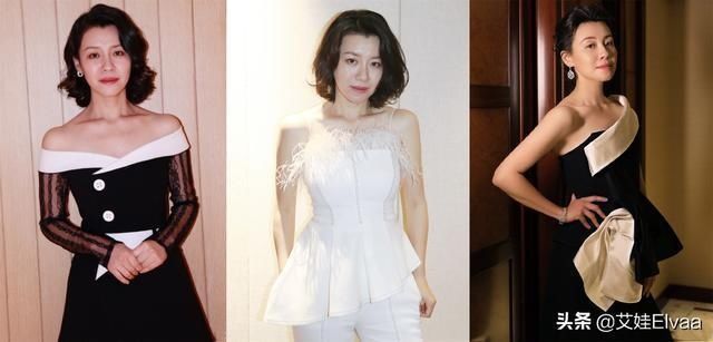 德华|46岁“德华”越老越放得开,紧身裙配鸳鸯袖套,身材丰满太迷人