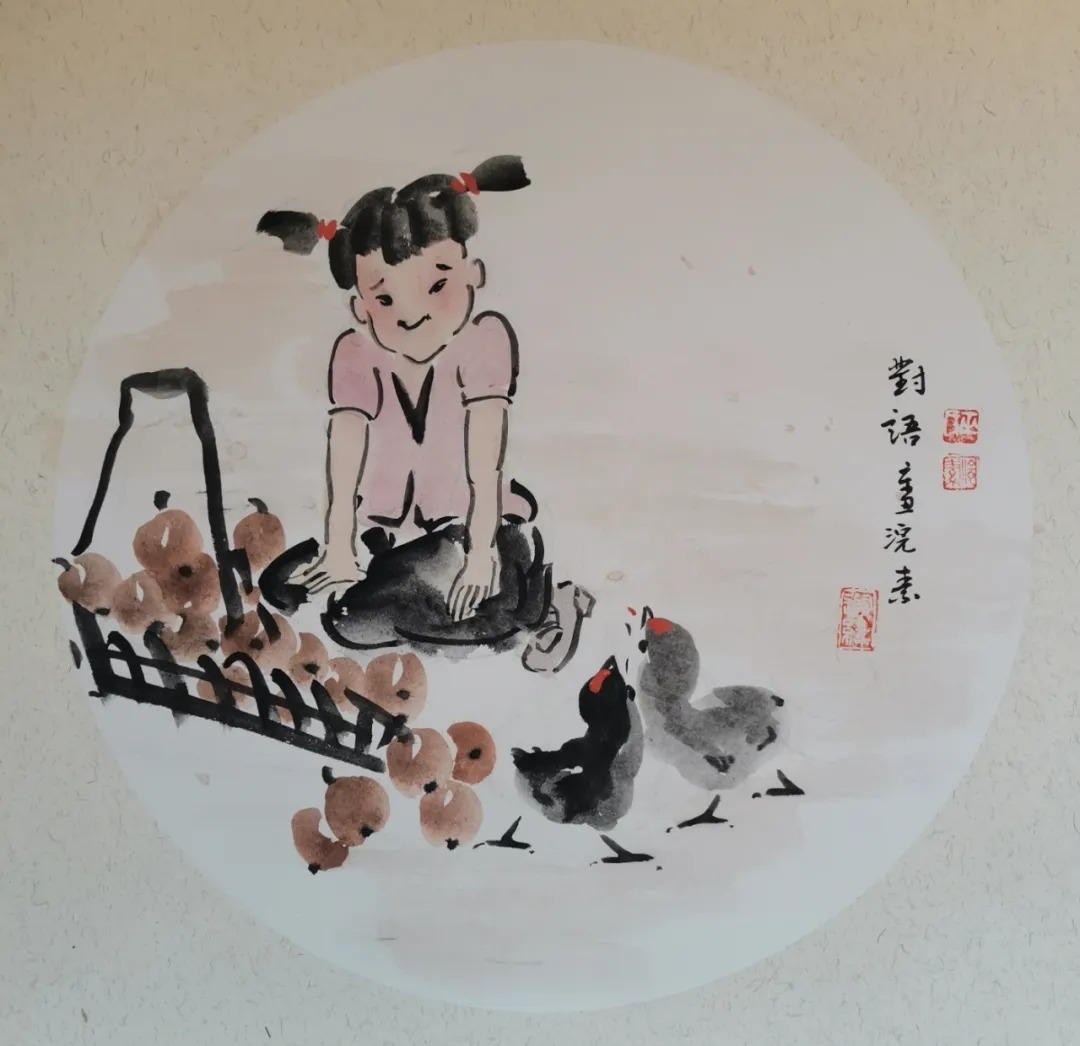 蔡玲!《书画南北方》一一《写意生活艺术组合》迎春中国画小品展