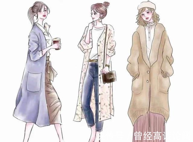 格纹 3种穿衣状态,你是哪一种早秋最美“手绘穿搭”,只教穿衣干货!