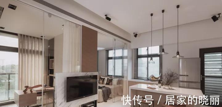 玻璃隔间|小公寓这样装效果惊人，小户型也不将就，拥有舒适的生活环境