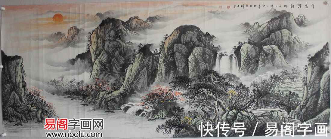 书画!画家李伟民字画欣赏 格调高雅含古韵 笔墨婉约有诗意