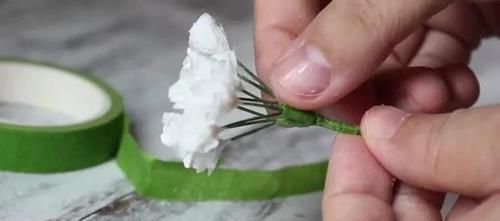 想到|谁能想到这么浪漫的满天星,竟是卫生纸揉的假花,附教程