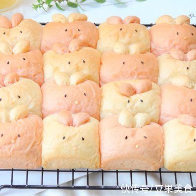 山药|#奈特兰草饲营养美味#可爱的小兔子面包