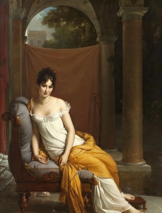 蕾丝@雅致?妩媚?雷卡米埃夫人像,19世纪一对师生新古典与浪漫的对决