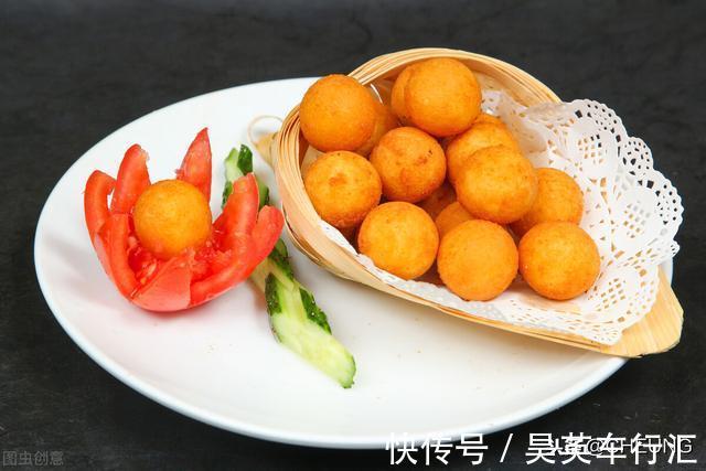 香甜|教你做红薯丸子,香甜酥脆,口感超赞的甜品小零食,宅家必备美食