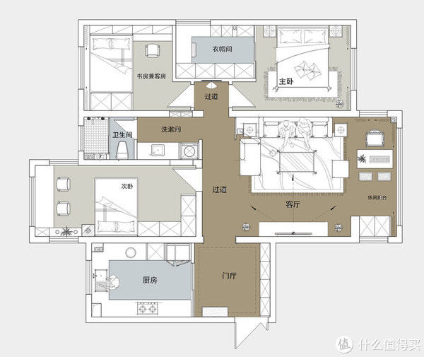 房子|一个人的独居生活：不要餐厅，把厨房和门厅做大，入户大气又亮堂