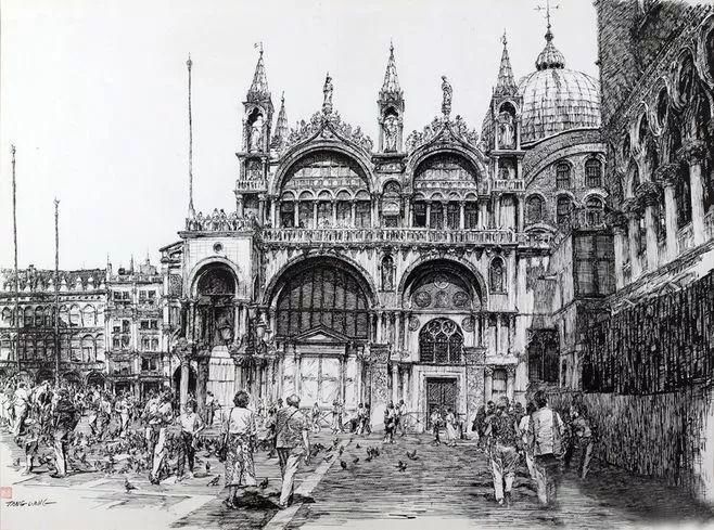  极品六大钢笔画，我是一张张跪着看完的，简直美爆