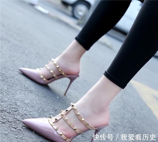 美足|时尚风情的高跟凉鞋,衬托美足优雅的气质