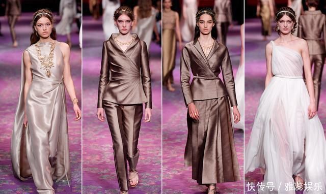 看完迪奥2020年发布的77套时装,我只想说4个字“金碧辉煌”