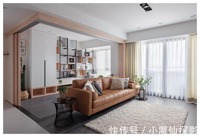客厅|这是我见过最有温度的北欧风，110㎡，清甜简约中透露着高级感！