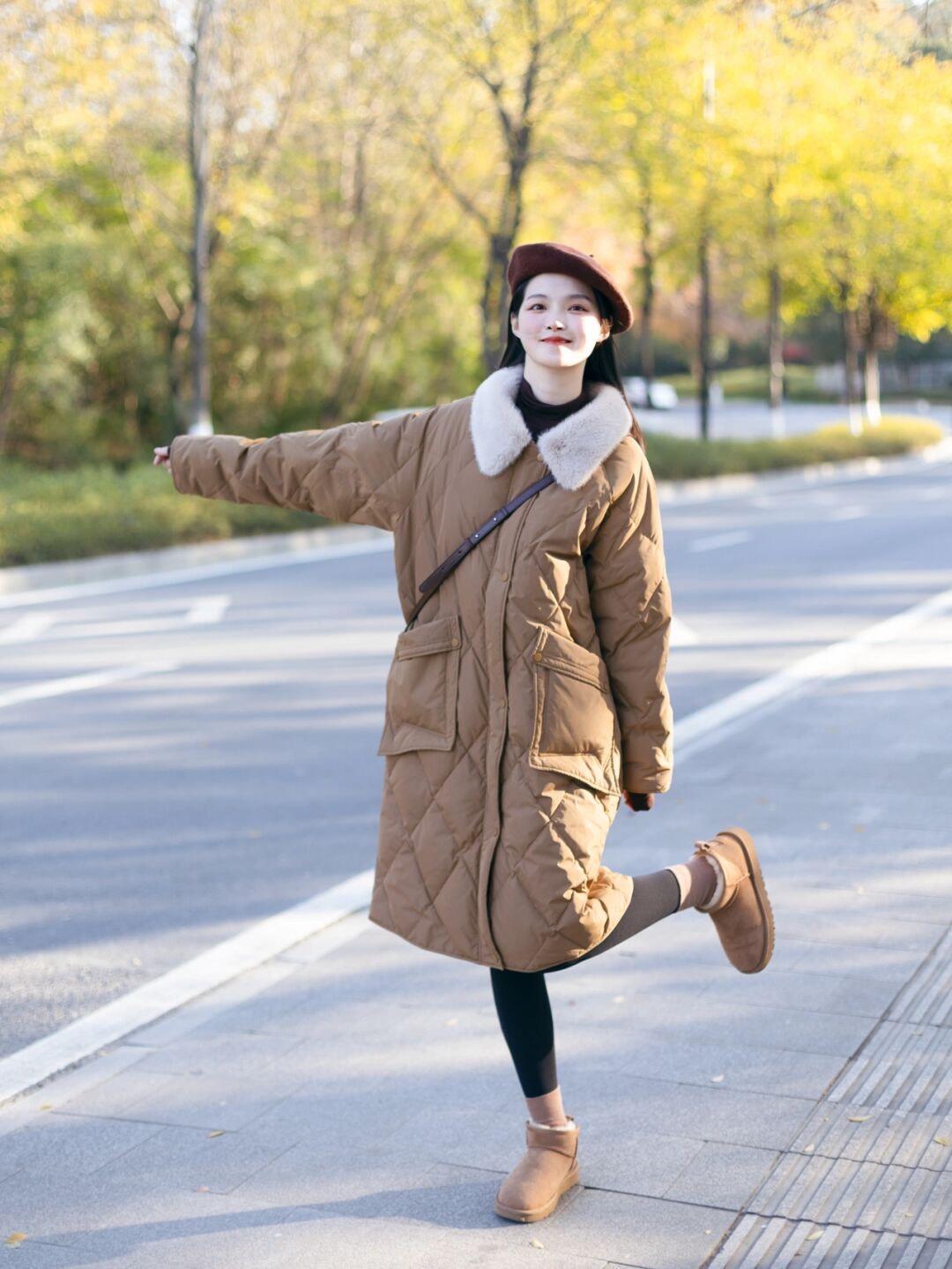 上身 冬天必备的这几件厚外套,谁穿谁好看,搭配鲨鱼裤,显瘦又百搭!