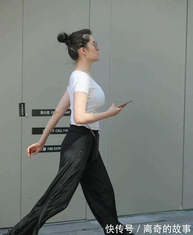 对比色 时尚精致的打底裤穿搭衬托优美的线条,轻盈舒适又好看,时尚优雅!