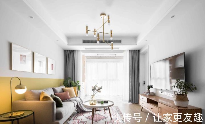 北欧风|92平方北欧风装修,甜甜的糖果般配色,轻松明亮