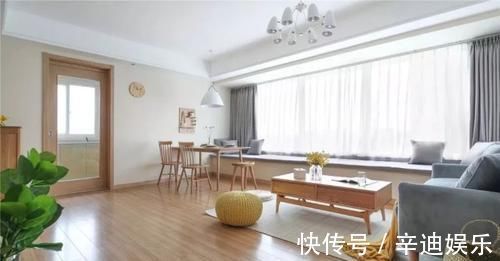 简约风|92㎡简约新房,很漂亮挑不出毛病!特别是客厅的飘窗,晒晒