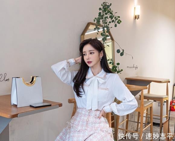 糖果|超美珠珠:泡芙蕾丝娇柔淡粉拼搭糖果裙!