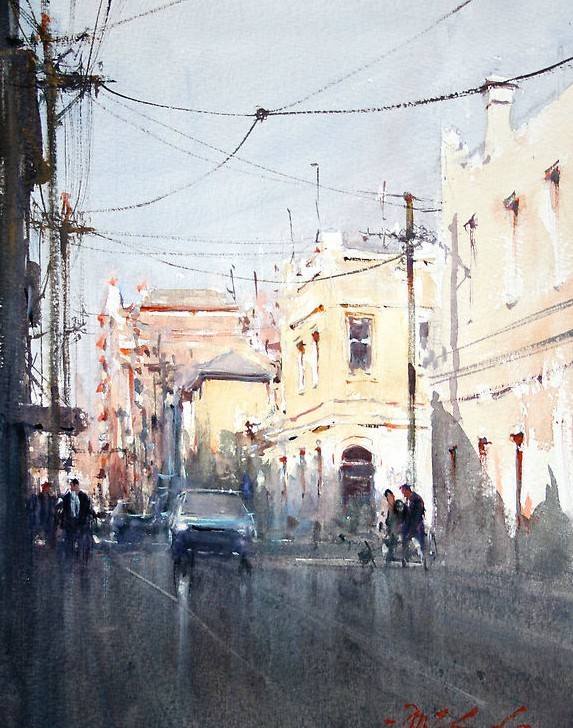 艺术家@雾里看花,澳大利亚水彩艺术家科维奇的作品,很是美!