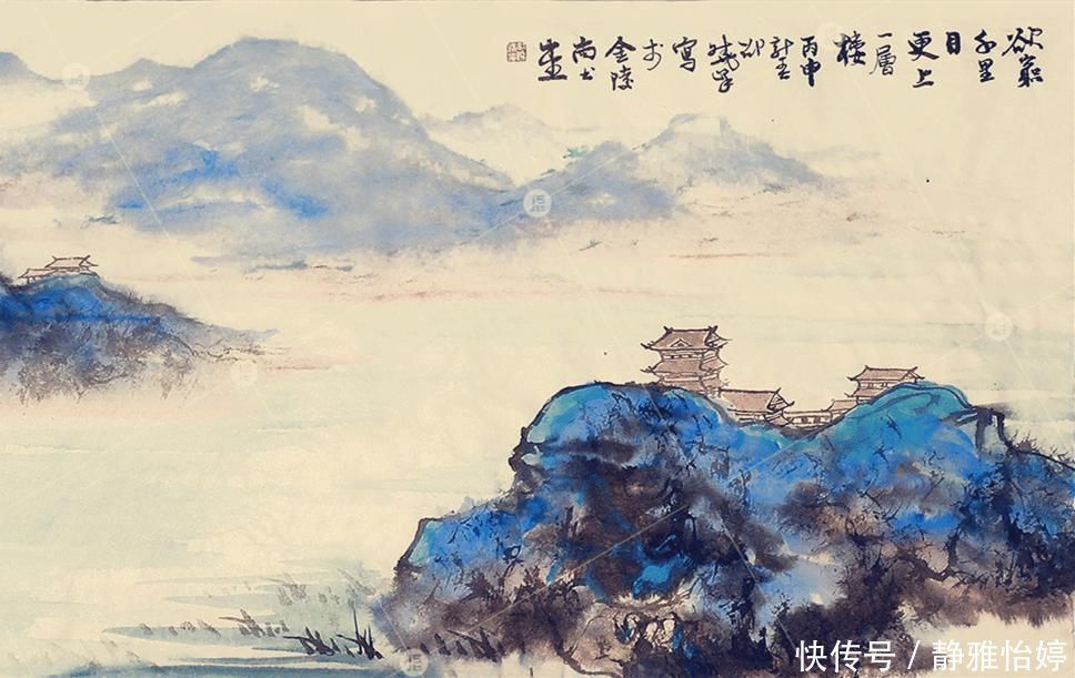 鹳雀楼|王之涣写下一诗,章太炎称其为绝句之最,杜甫苏轼王安石都曾偷师