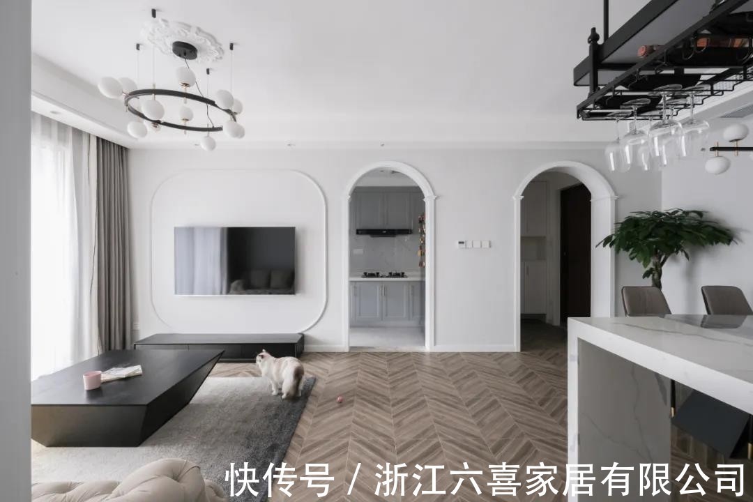 阳台|85平混搭风极简风设计,极致利用每一寸空间